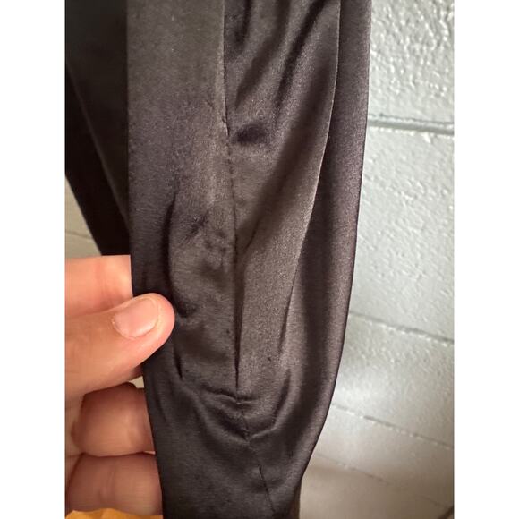 Women's Rhode Gabriella Bedazzled Tassel Midi Dress size S in Black Glam Date - Picture 4 of 6